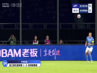 中超联赛 浙江俱乐部绿城VS深圳新鹏城 20250402