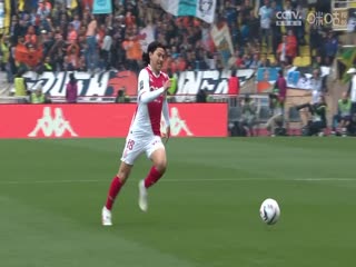 法甲联赛 摩纳哥VS马赛 20250412