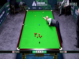 2025斯诺克沙特大师赛四分之一决赛 巴里·霍金斯5-6克里斯·韦克林（秦正） 20250815