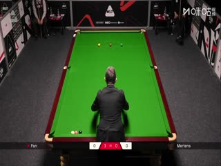 斯诺克西安大奖赛资格赛（128进64轮次） 范争一5-1本·默滕斯 20250901