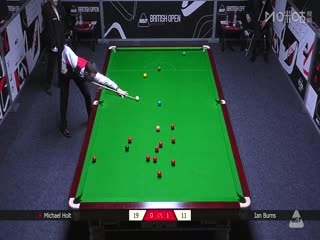 2025斯诺克英国公开赛资格赛 伊恩·伯恩斯4-1迈克尔·霍尔特 20250628