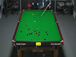 斯诺克世锦赛资格赛128进96及96进64 穆斯塔法·多尔格姆7-10西蒙·布莱克威尔（第二阶段） 20250409