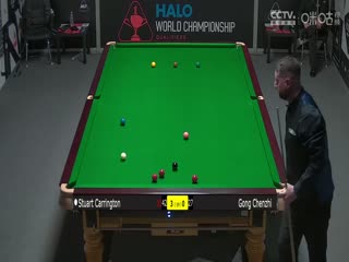 斯诺克世锦赛资格赛128进96及96进64 斯图尔特·卡灵顿4-4巩晨智（第一阶段） 20250409