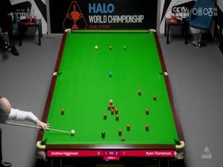 斯诺克世锦赛资格赛128进96及96进64 安德鲁·希金森4-5瑞安·汤姆森（第一阶段） 20250409