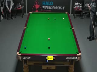 斯诺克世锦赛资格赛128进96及96进64 扎克·舒尔第8-1安东尼·科瓦尔斯基（第一阶段） 20250409