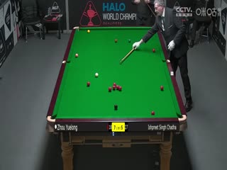 斯诺克世锦赛资格赛96进64及64进32 周跃龙10-5辛格·查达（第二阶段） 20250413