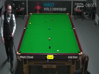 斯诺克世锦赛资格赛64进32 马丁·奥德奈尔4-2乔丹·布朗（第一阶段） 20250413
