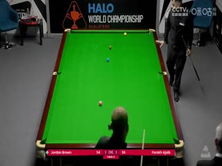 斯诺克世锦赛资格赛96进64 乔丹·布朗4-3法拉赫·阿贾布（第一阶段） 20250410