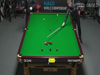 斯诺克世锦赛资格赛96进64 扎克·舒尔第10-2安东尼·科瓦尔斯基（第二阶段） 20250410