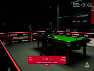 斯诺克世锦赛资格赛96进64 乔·佩里10-6迪伦·埃莫里（第二阶段） 20250410