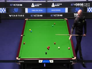 2025斯诺克英格兰公开赛16进8 周跃龙4-2巴里·霍金斯（朱峰立） 20250918