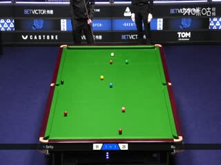 2025斯诺克英格兰公开赛16进8 吴宜泽2-4马克·塞尔比 20250919