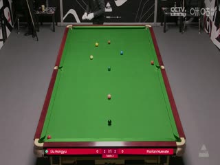 斯诺克威尔士公开赛资格赛 刘宏宇3-4弗洛里安·努斯勒 20250206
