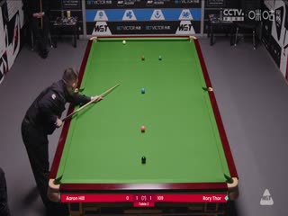斯诺克威尔士公开赛资格赛 亚伦·希尔2-4涂振龙 20250206