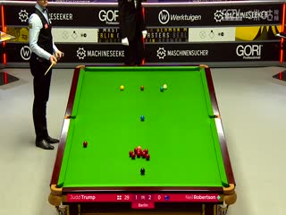 斯诺克德国大师赛16进8 贾德·特鲁姆普2-5尼尔·罗伯逊  20250131