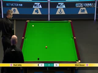 斯诺克威尔士公开赛32进16 马克·塞尔比4-3艾利奥特·斯莱瑟  20250213