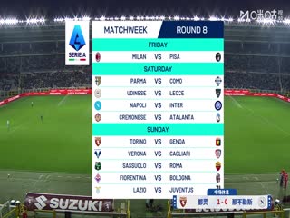 意甲联赛 都灵VS那不勒斯 20251019