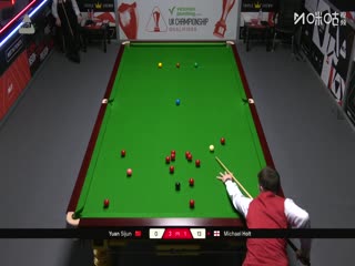 斯诺克英锦赛资格赛晋级轮 袁思俊3-6迈克尔·霍尔特（朱蒙） 20251126